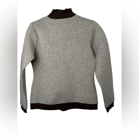 Huntley Equestrian Gray Zip Down Riding Jacket NWOT - Picture 2 of 8